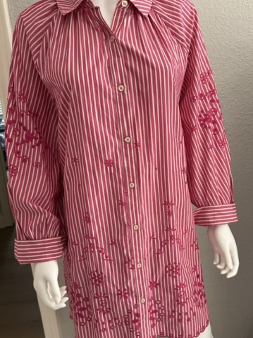 Anthropologie Scotch & Soda Embroidered Shirt Dress
